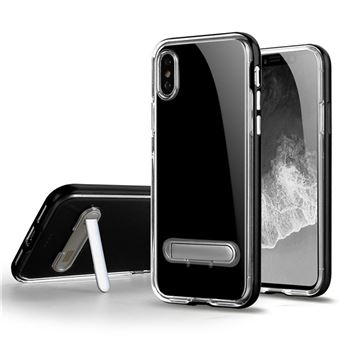 Capa Phonecare Spigen Crystal Hybrid para iPhone X / Xs - Preto