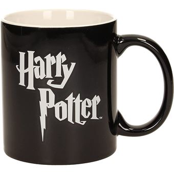 Caneca SD Toys Logo Harry Potter | 330 ml - Preto e Branco - 1