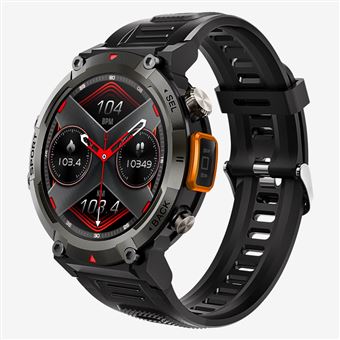 Smartwatch CHRONUS | Bluetooth | Monitorização do Sono | Compatível com Android e iPhone | IP67 À Prova D 'Água | Preto - 1