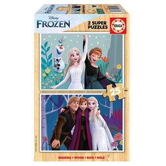 Puzzle Educa 19959 Disney Frozen | 2X25 Peças - 1