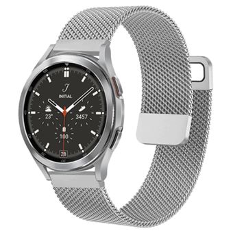 Bracelete Milanese com Fecho Magnético G4M para Samsung Galaxy Watch4 Classic - 42mm - Cinza - 1