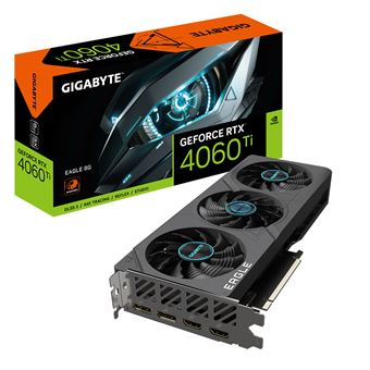Placa de Vídeo GIGABYTE EAGLE GeForce RTX 4060 Ti 8G | Branco - 1