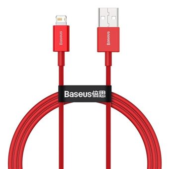 Cabo Usb Baseus Kabel USB-C do Lightning  Superior Series, 20W, PD, 2m (czarny) | Vermelho - 1