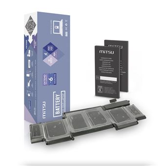 Bateria Mitsu para Apple MacBook Pro 13 A1502 - 1