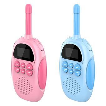 Walkie Talkie Infantil V-REEL - Azul + Rosa - 1