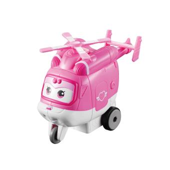 Figura de acção Transform-a-Bot Super Wings Vroom ?n Zoom Dizzy Rosa e Branco