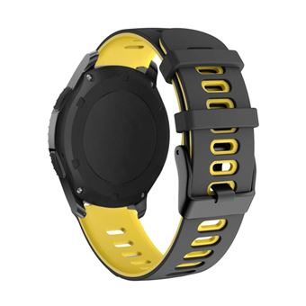 Bracelete Outdoor Antiimpacto para Xiaomi Mibro C2 | Preto e Amarelo - 1