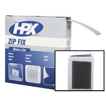 Cinta De Velcro Velleman Com Ganchos Hpx 20Mmx5M - 1