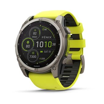 Relógio desportivo Garmin fenix 8 | 51 mm | Grafite, Amarelo, Titânio - 1