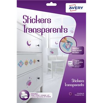 Etiqueta para Impressão Avery C9421 | Transparente - 1