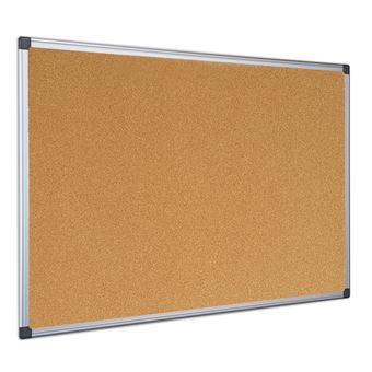 Quadro de Avisos Bi-Office Quadro de Cortiça Maya | Castanho - 1