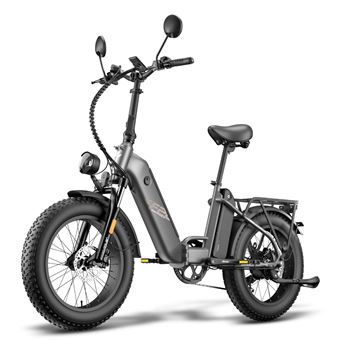 Bicicleta Elétrica FAFREES FF20 Polar | 500W | 48V13.4x2Ah | 20" | Travão a Disco Hidráulico | Cinza - 1