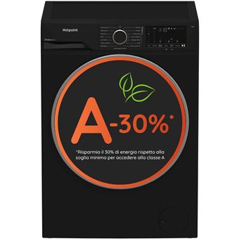 Máquina de Lavar Roupa Hotpoint HB 103B CARE IT | 10 Kg | 1400 RPM | A | Preto - 1
