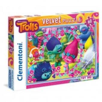 Puzzle Clementoni Velvet Trolls 60 Peças - 1