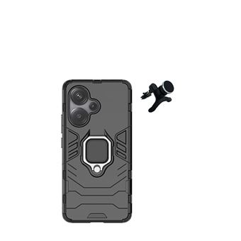 Kit GIFT4ME Suporte Magnético Com Pernas + Capa de Proteção Militar Magnética para Xiaomi Redmi Note 13 Pro + Plus | Preto - 1