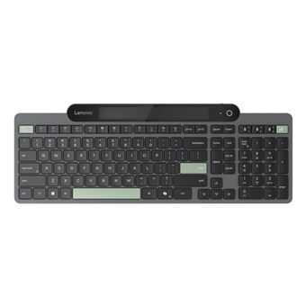 Teclado Wireless Lenovo Self-Charging Bluetooth (ES 172) | Idioma: Espanhol | Verde - 1
