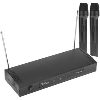 Microfone BeMatik de Mão sem Fio 2 Unidades VHF 200 - 280 MHz - 1