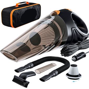 Aspirador Portátil para Carro YUANFU 6618 | 12V | Preto - 1