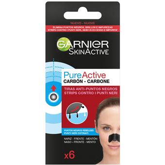 Faixa de Limpeza & Lavagem Facial Garnier Pure Active Anti-Blackhead Pore Strips - 1