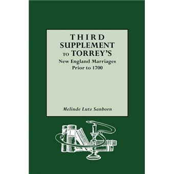 Third Supplement To Torrey - 1
