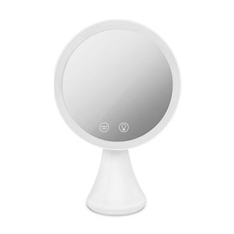 Espelho de maquiagem com luz LED, sensor de corpo humano, espelho  cosmético, espelho de maquilhagem com ampliação de 10X, presente para  mulheres
