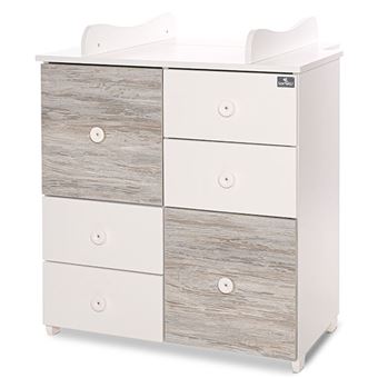 Cómoda com trocador Lorelli | White / Artwood - 1