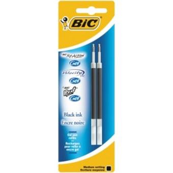 BIC Reaction Gel, x2 recarga para canetas Preto Médio 2 peça(s) - 1
