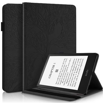Capa GANGXUN para Kindle Paperwhite 12th Gen 2024 | Suporte para Caneta Stylus | Proteção em TPU | Preto - 1