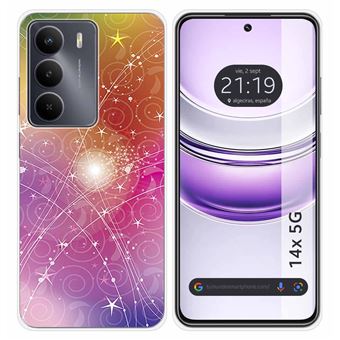 Capa de Silicone Tumundosmartphone para Realme 14x 5G | Desenhos abstratos - 1