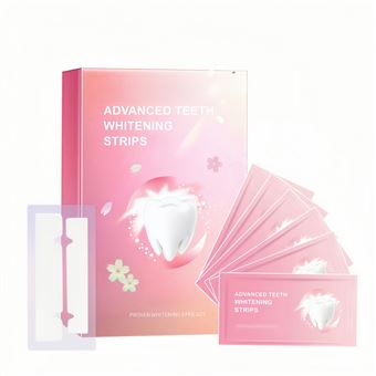 Tiras de Branqueamento de Dentes BAYKAR Suaves e Eficazes | Rosa | 7 pares - 1