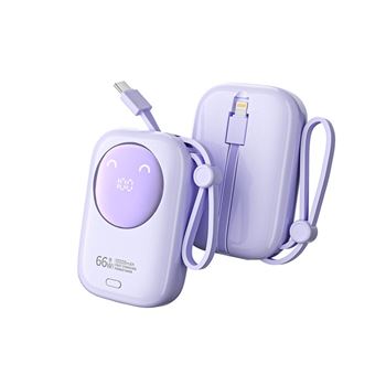 Powerbank SZSMART R37C PD 35W/Android 66W | FastCharge | com cabo de carregamento incluído | 10000mAh | violeta - 1