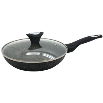 Frigideira Klausberg KB-7041 com Tampa | Antiaderente | Granito | 28 cm - 1