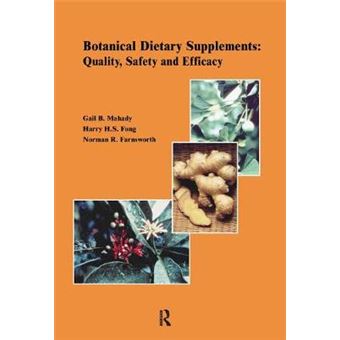 Botanical Dietary Supplements - Quality, Safety and Efficacy - Hardback - 2001 - 1