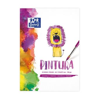 Bloco de Desenho Oxford Aguarela A4 | 180G | 20 Folhas - 1