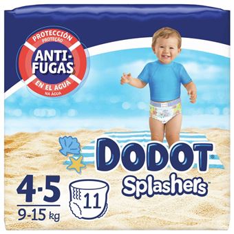 Fraldas Splashers Dodot TAM: 5-6+14kg| 10 Unidades - 1