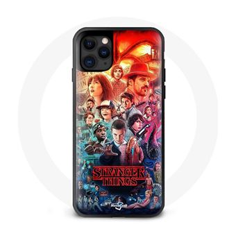 Capa Maniacase para Iphone 11 Pro Max Stranger Things Teaser Temporada 4 Anexar Personagens Arte - 1