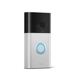 Campainha Inteligente Amazon Ring Video Doorbell 2024 com bateria | Níquel - 1