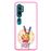 Capa Hapdey para Xiaomi Mi Note 10 - Note 10 Pro - CC9 Pro | Silicone Flexível em TPU | Design Victoria Hippie, Amor e Paz - Rosa_0
