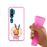 Capa Hapdey para Xiaomi Mi Note 10 - Note 10 Pro - CC9 Pro | Silicone Flexível em TPU | Design Victoria Hippie, Amor e Paz - Rosa_3