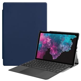 Capa Magunivers PU azul escuro para Microsoft Surface Pro 6/5/4 - 1