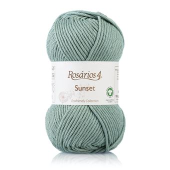 Fio de Lã Rosarios 4 Sunset | 100G | Verde 14 Gots - 1