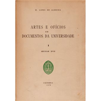 Artes e ofícios em documentos da universidade. - 1