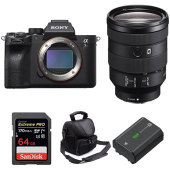 Máquina Fotográfica Sony ALPHA 7R IV + FE 24-105 mm F4 G OSS + SanDisk 64GB Extreme PRO 170 MB/s + Sony NP-FZ100 + Bolsa + PDF 15 técnicas para melhorar as suas fotografias - 1