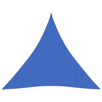 Para-sol Estilo Vela vidaXL | 160 g/m² | 4x4x4 m | PEAD Azul - 1