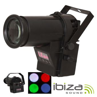 Projetor Luz Ibiza Com Led Rgbw 10W Spot Dmx Mic - 1