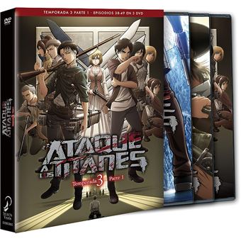 Shingeki no Kyojin (Attack on Titan) / Ataque A Los Titanes Temporada 3 Episodios 38 A 49 (3DVD) - 1