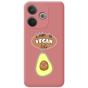 Capa Tumundosmartphone de silicone líquido rosa para Oppo A5 Pro 5G | Vegan Life Design Desenhos - 1