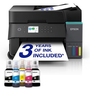Impressora Multifunções Epson EcoTank L6370 | Wi-Fi | Preto - 1