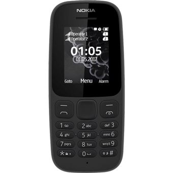 Telefone Digital Nokia 105 DS | Preto - 1