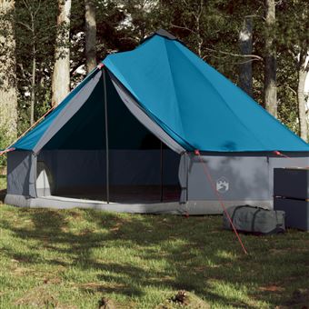 Tenda familiar tipi para 6 pessoasvidaXL | Impermeável azul - 1